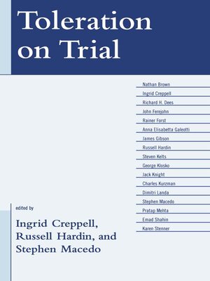 cover image of Toleration on Trial